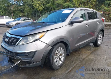 2016 Kia Sportage Lx из США, поврежденный, VIN KNDPB3AC1G7823380